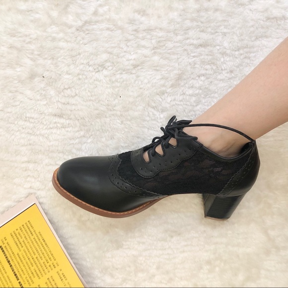 SOLD❤️ Size 9.5 Lace PU Casual Oxford Shoes - Picture 5 of 11